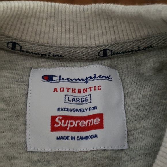 SUPREME x Champion Sweater - Picture 2 of 2